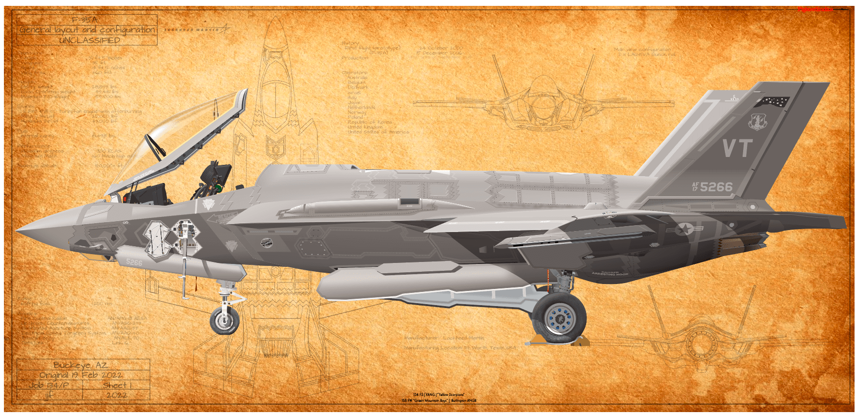 F-35A Lightning II, 134 FS 